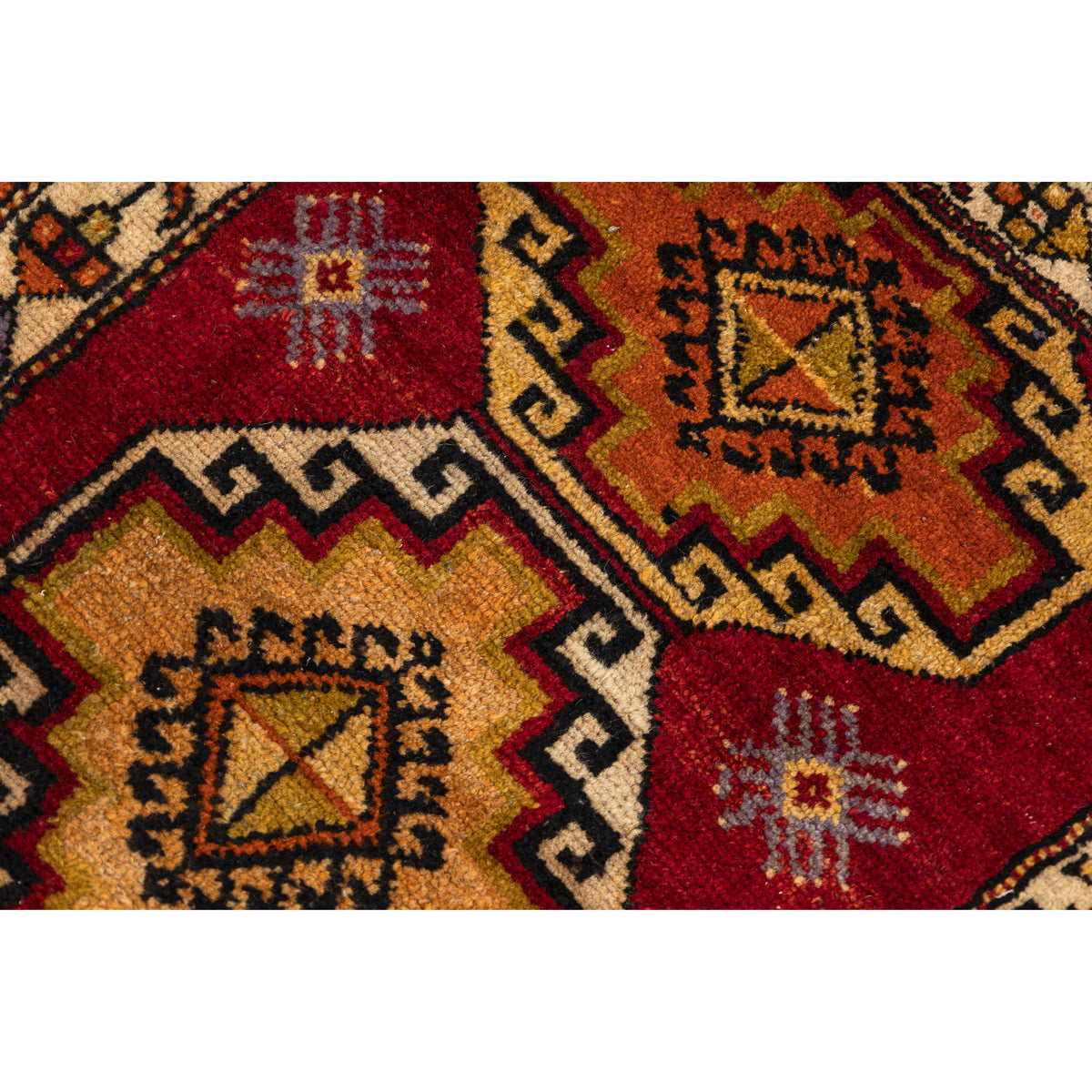 Cheyil - (1'10" x 3') Vintage Turkish Rug