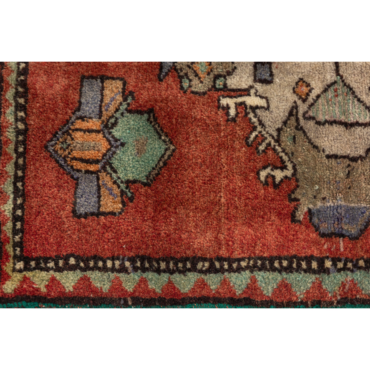 Aranli - (2'4" x 2'8") Vintage Turkish Rug