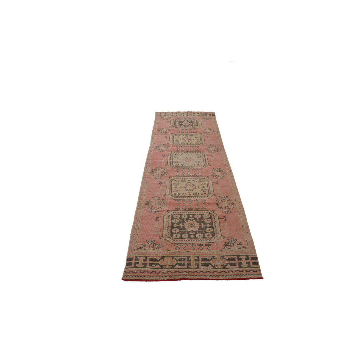 Kismet - (3' x 11'3") Vintage Turkish Runner Rug