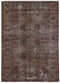 6'8" x 9'2" Oriental Brown Persian Style Rug