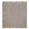 Handwoven Neutral Turkish Checkered Wool Rug