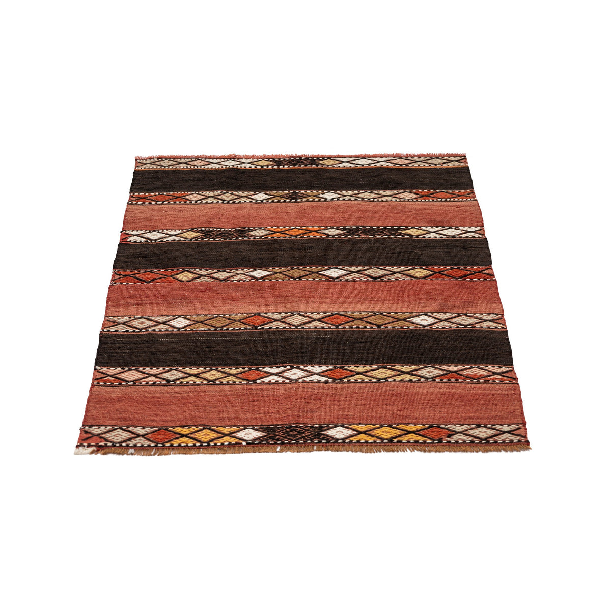 Kurkuma - (2'5'' x 3'8'') Vintage Turkish Kilim