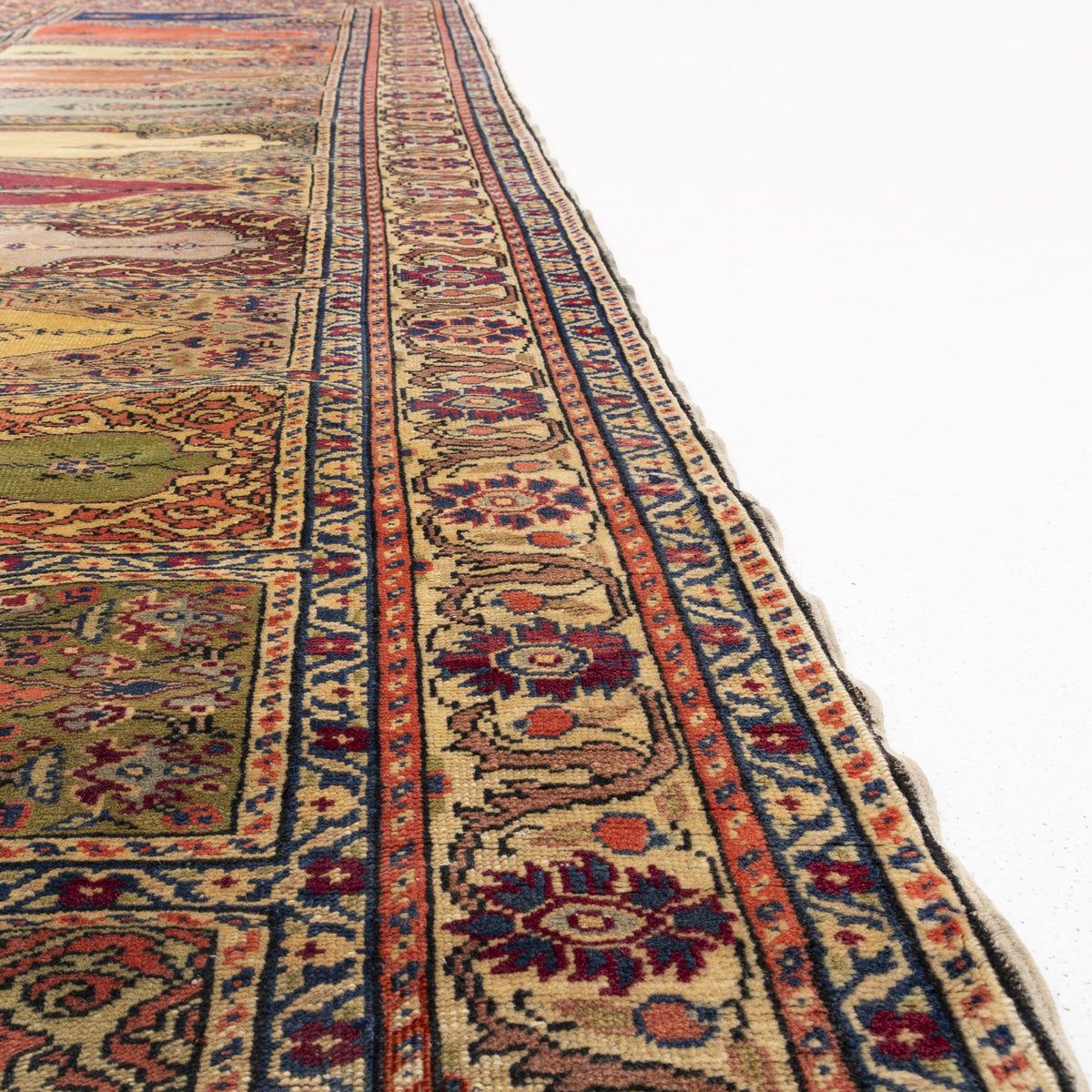 Sanjarbei - (3'4" x 9'4") Oriental Turkish Rug