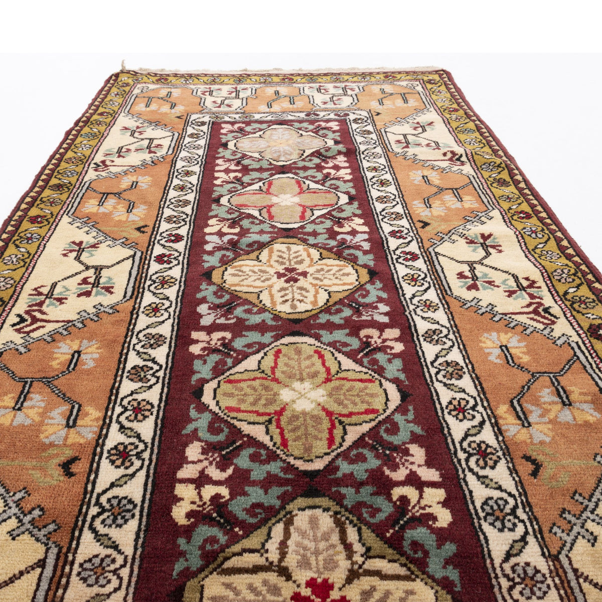 Nikeforos - (3'10" x 7'2") Vintage Turkish Rug