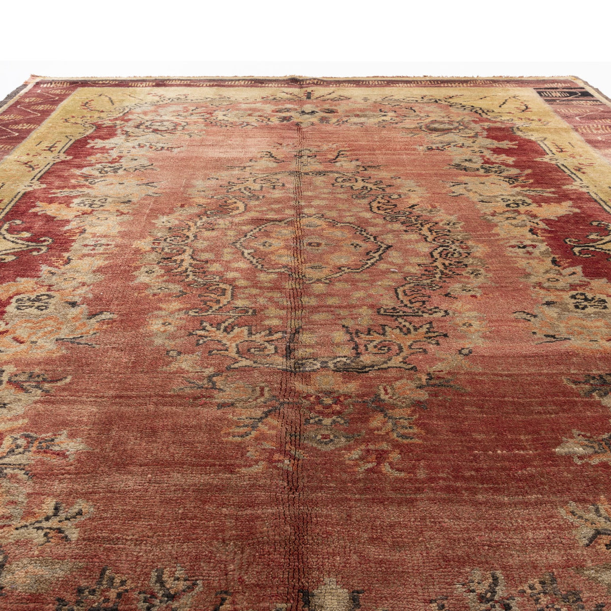 Kadili - (6'9" x 8'3") Vintage Turkish Rug