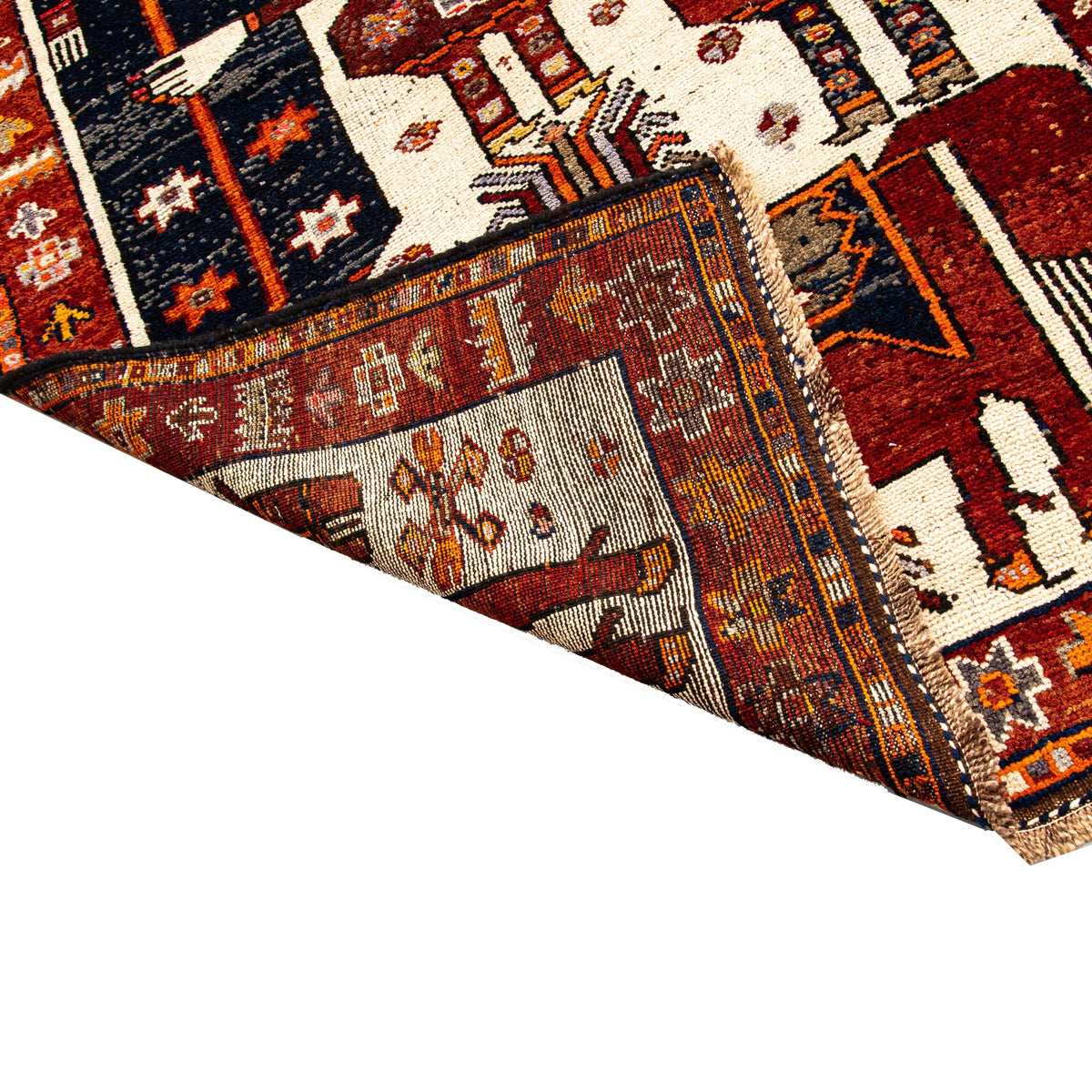 Iranoss - (4'5" x 11'10") Vintage Turkish Rug