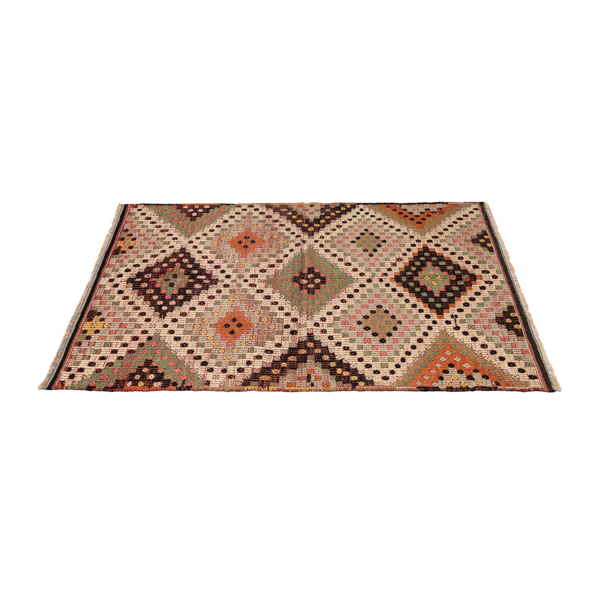 Yivasalur - (3'4'' x 4'10'') Vintage Turkish Kilim