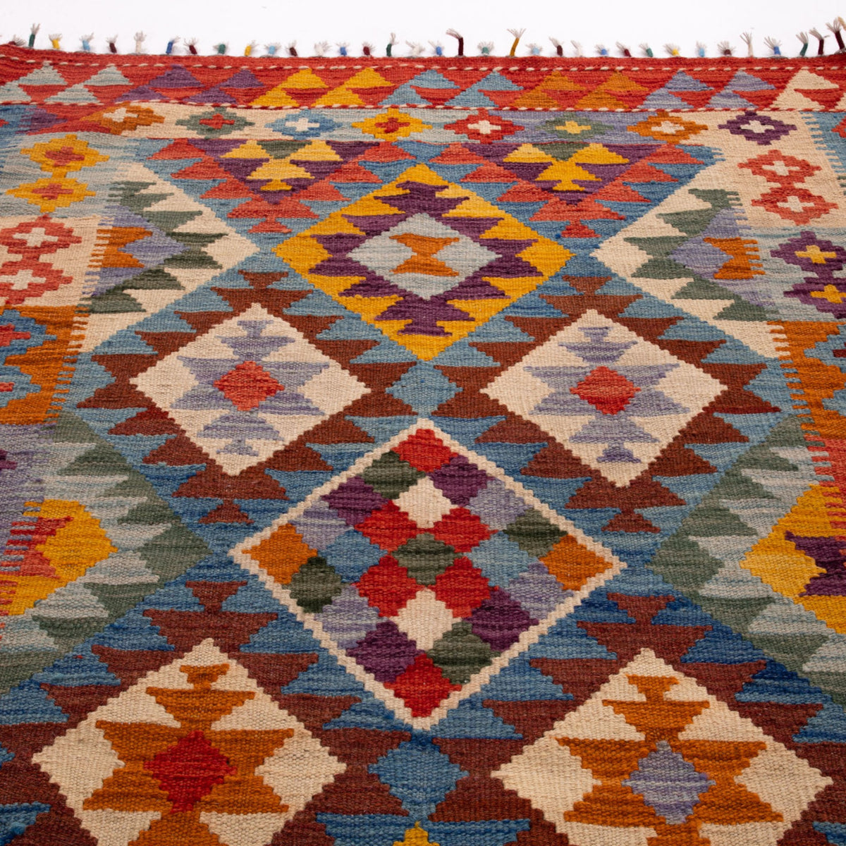 Bolodor - (3'3'' x 5'2'') Vintage Turkish Kilim