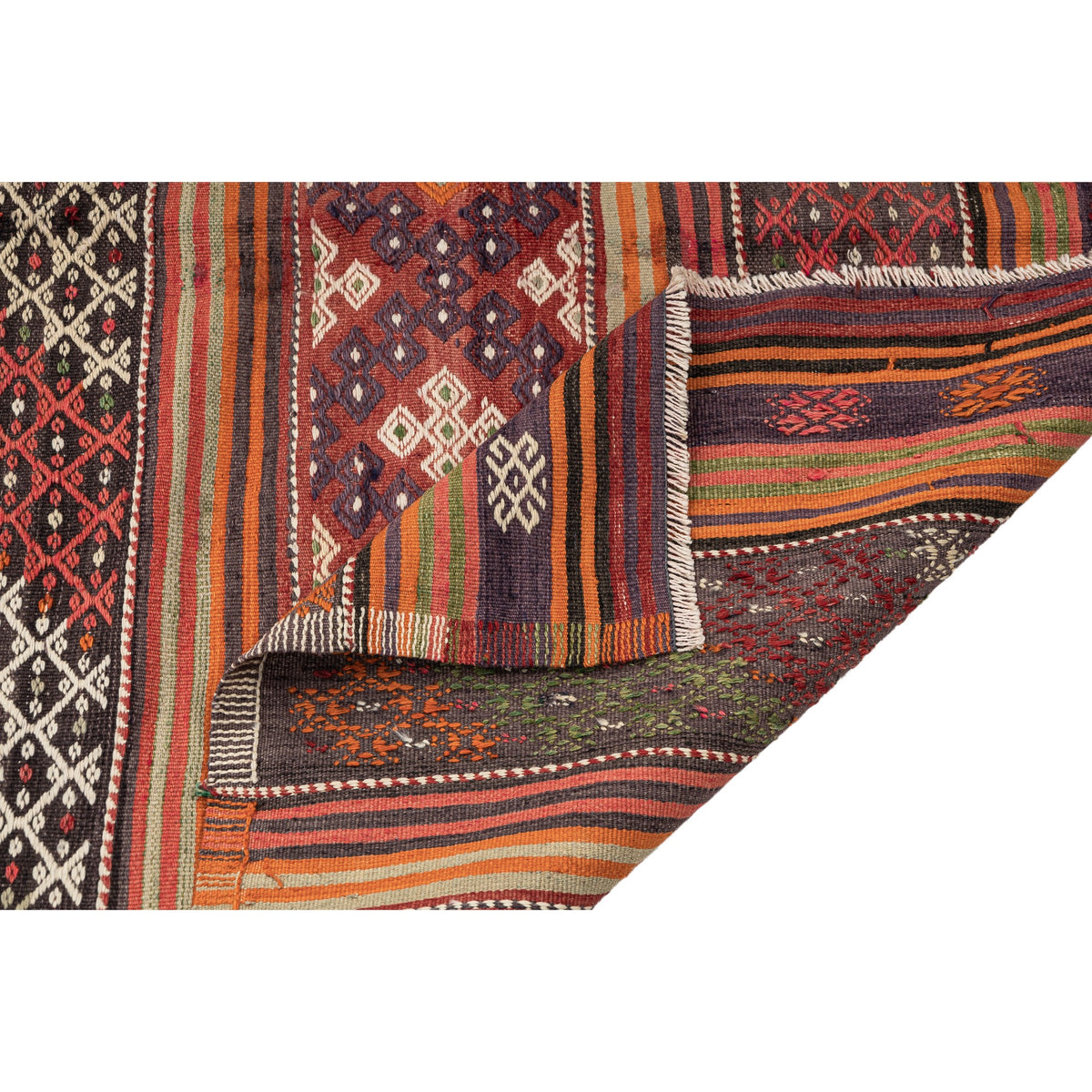 Tavtakei - (5'1''x 8'4'') Vintage Turkish Kilim