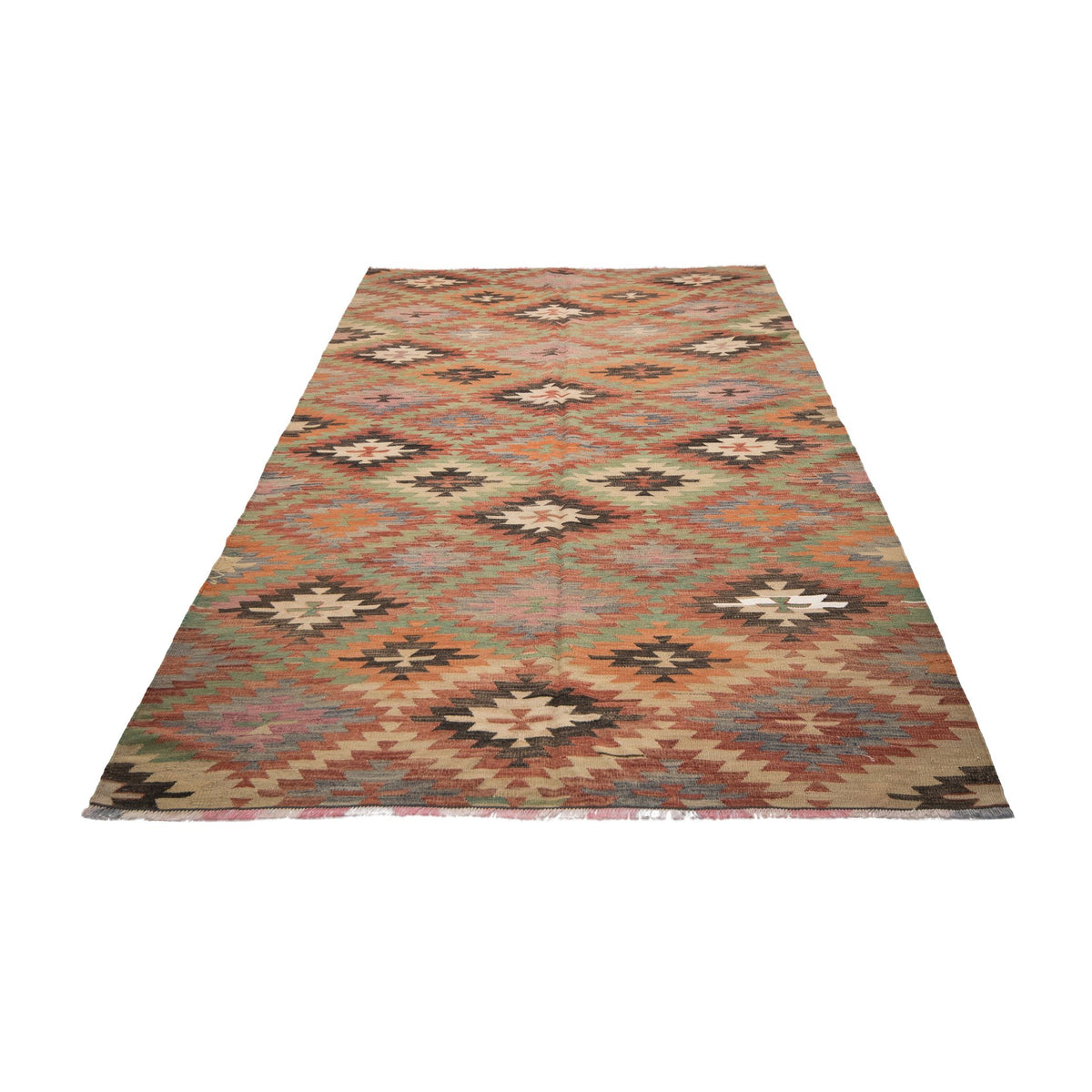 Ulas (5'2" x 9') - Vintage Turkish Kilim