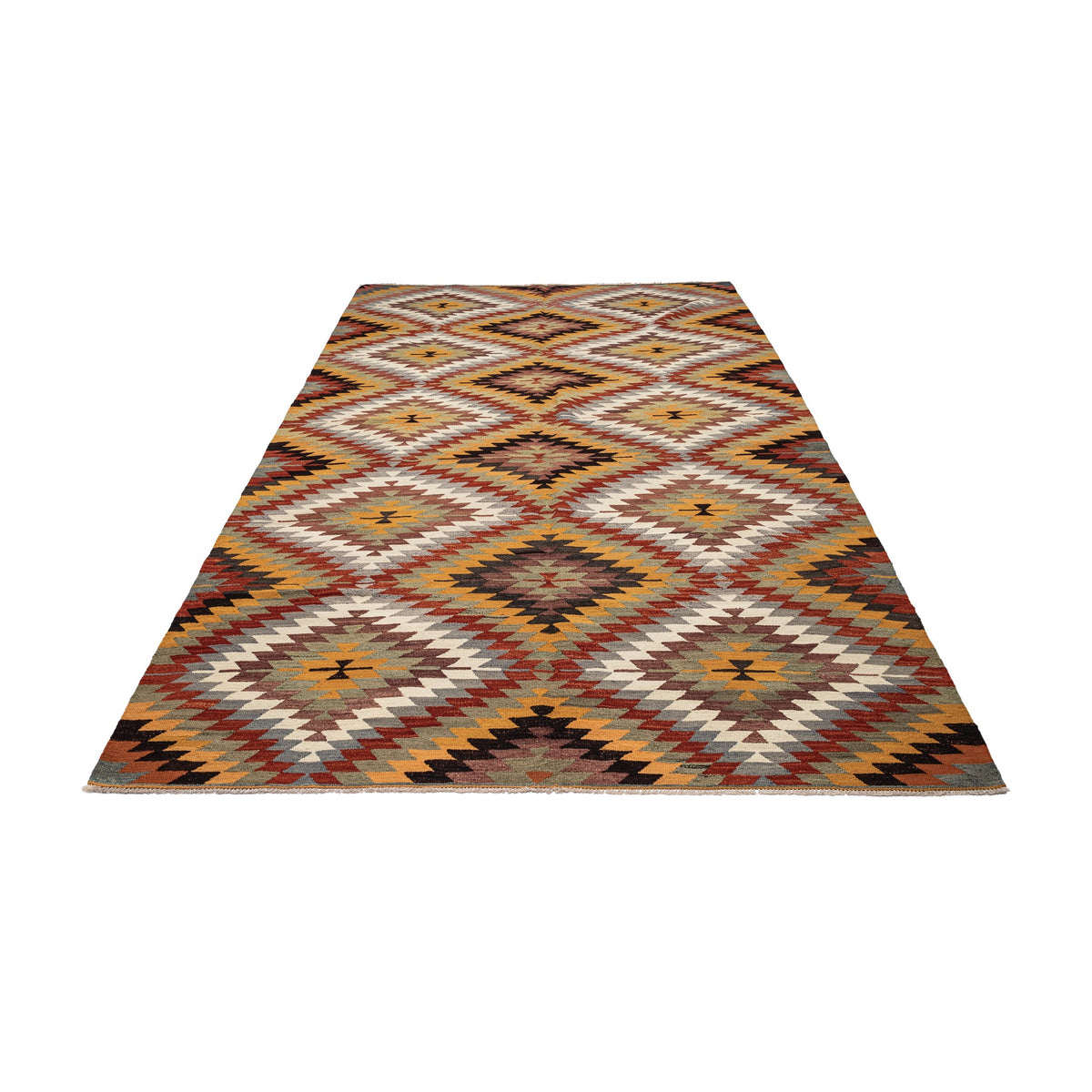 Derakur - (6'1'' x 10') Vintage Turkish Kilim