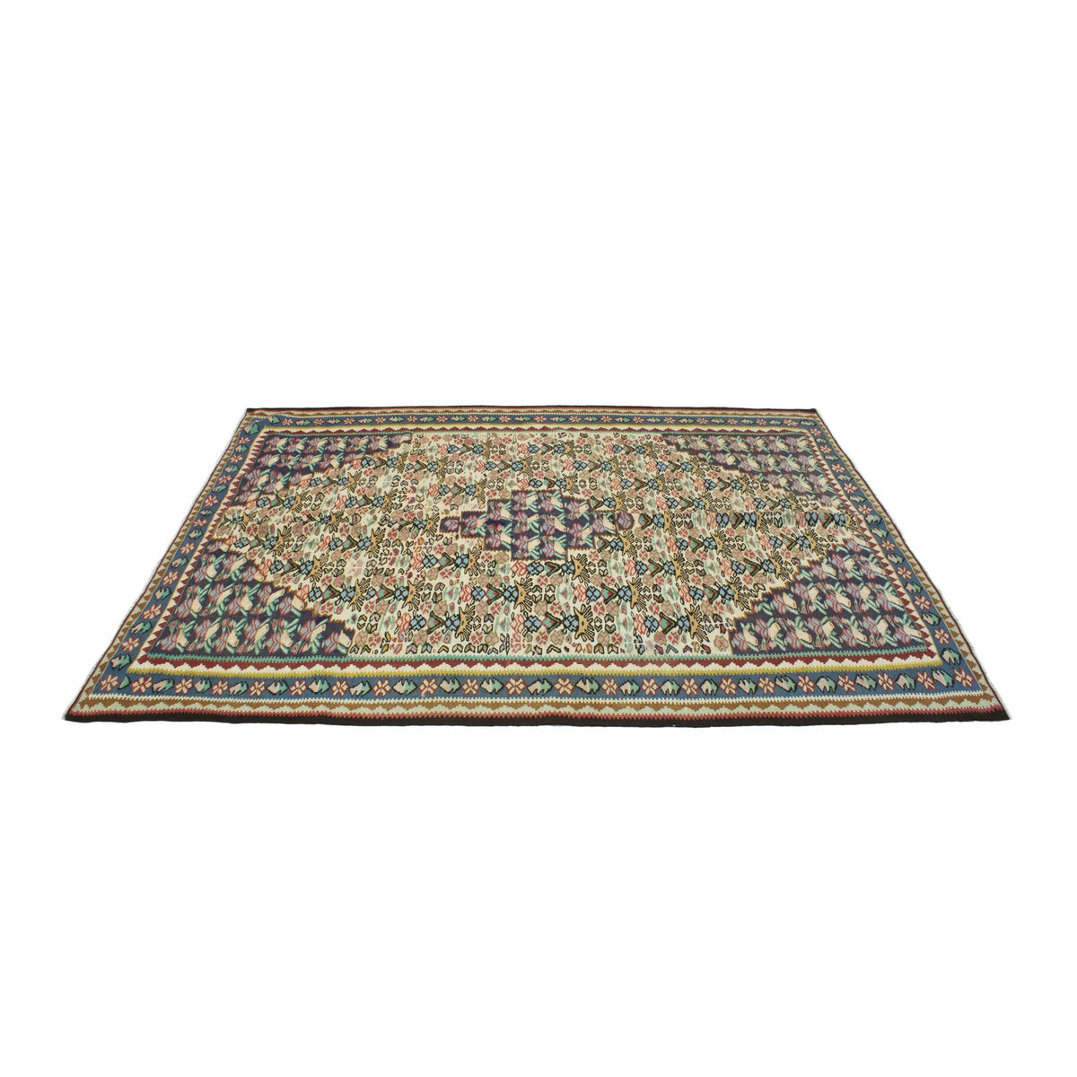 Synnada - (4'9'' x 6'5'') Vintage Turkish Kilim