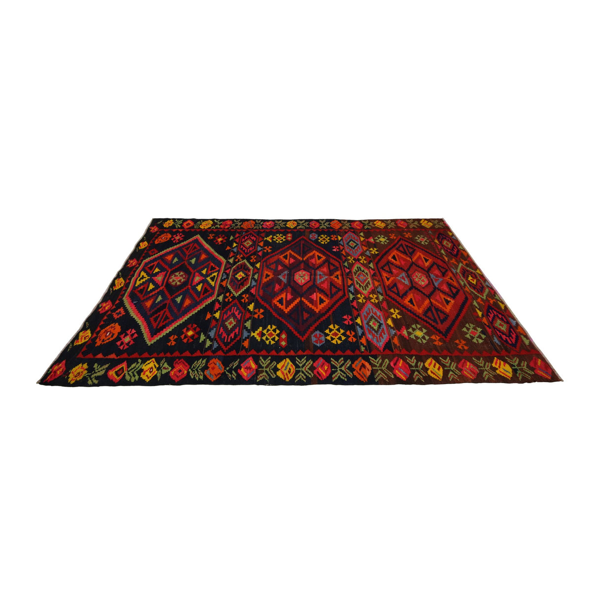 Mirghazi - (5'7'' x 8'2'') Vintage Turkish Kilim