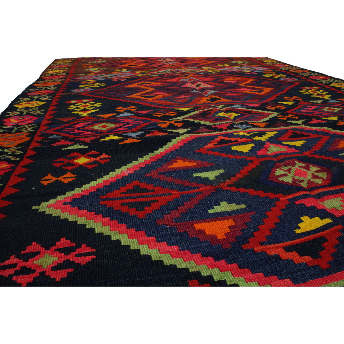 Mirghazi - (5'7'' x 8'2'') Vintage Turkish Kilim