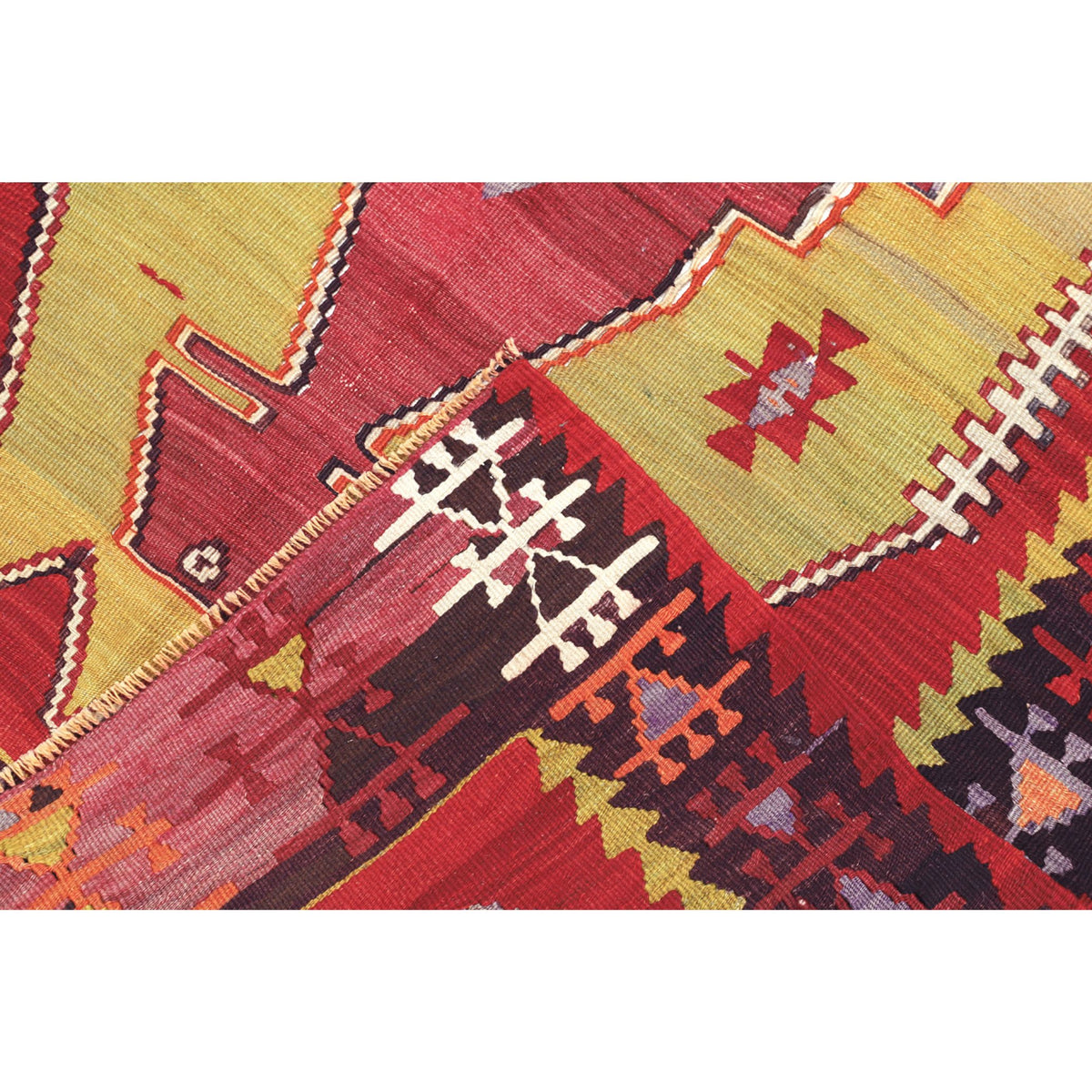 Sidera - (3'4'' x 5'7'') Vintage Turkish Kilim