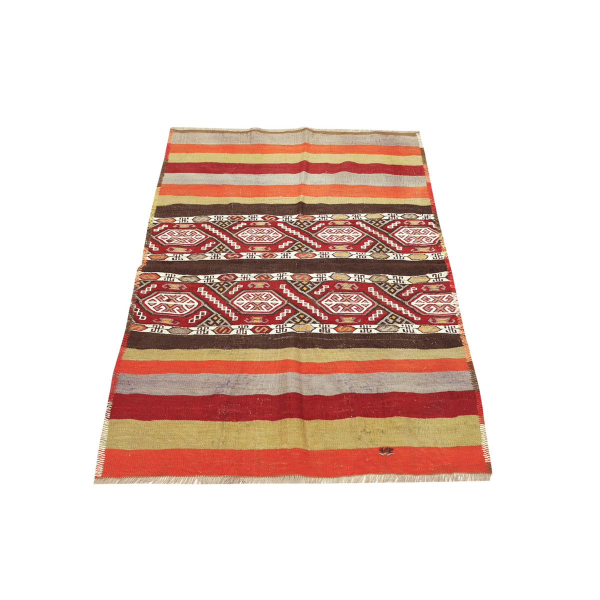 Daranda - (3'1'' x 4'6'') Vintage Turkish Kilim