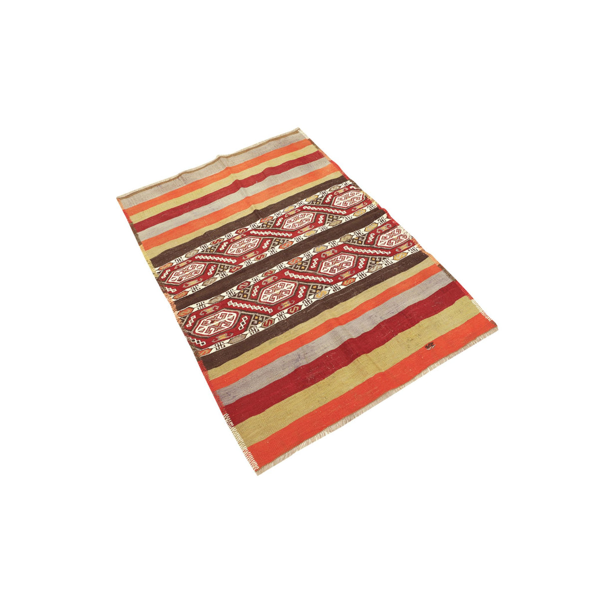 Daranda - (3'1'' x 4'6'') Vintage Turkish Kilim