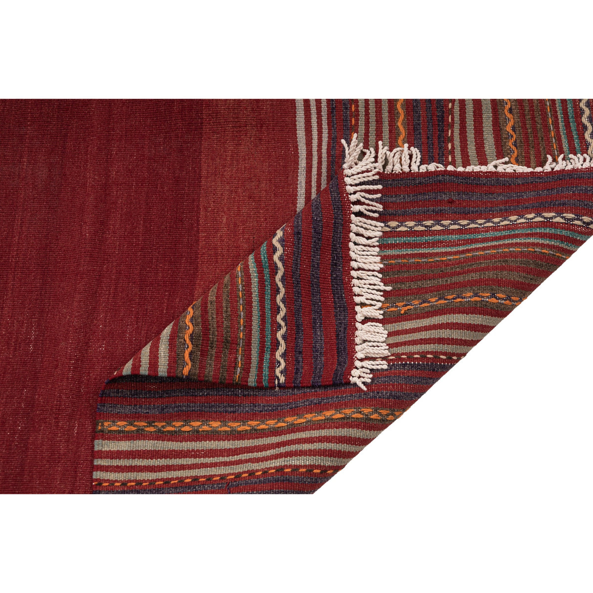 Ercekh - (4'11'' x 8'10'') Vintage Turkish Kilim