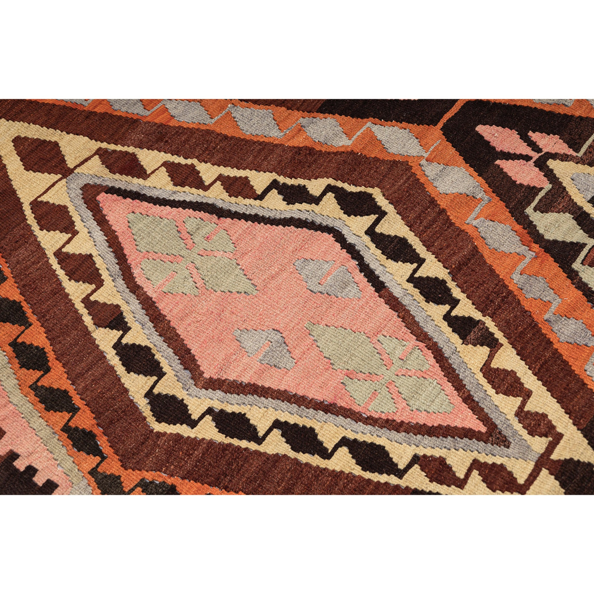 Hanyani - (5'11'' x 7'3'') Vintage Turkish Kilim