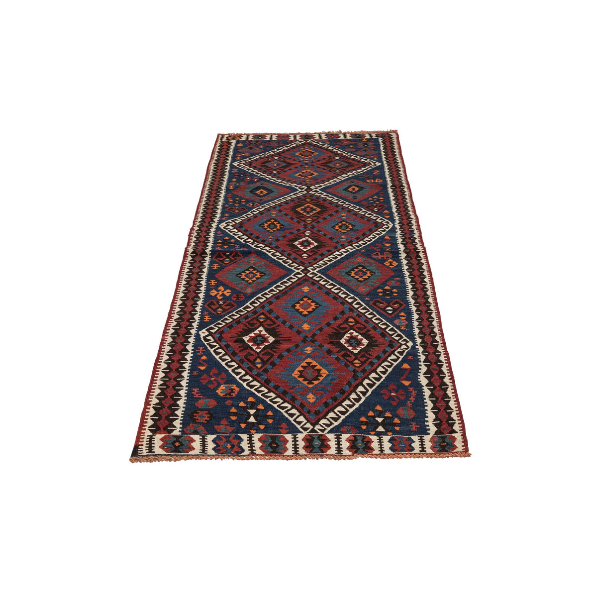 Tirimsad - (2'11''x 7'6'') Vintage Turkish Kilim