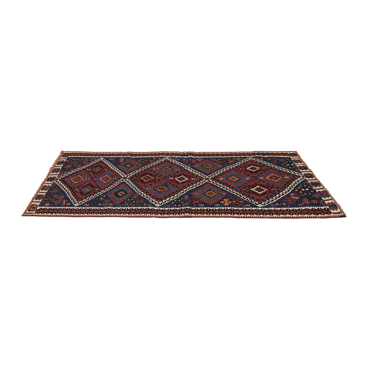 Tirimsad - (2'11''x 7'6'') Vintage Turkish Kilim