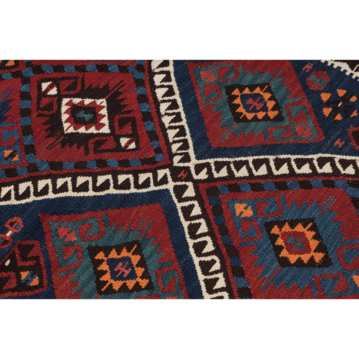 Tirimsad - (2'11''x 7'6'') Vintage Turkish Kilim