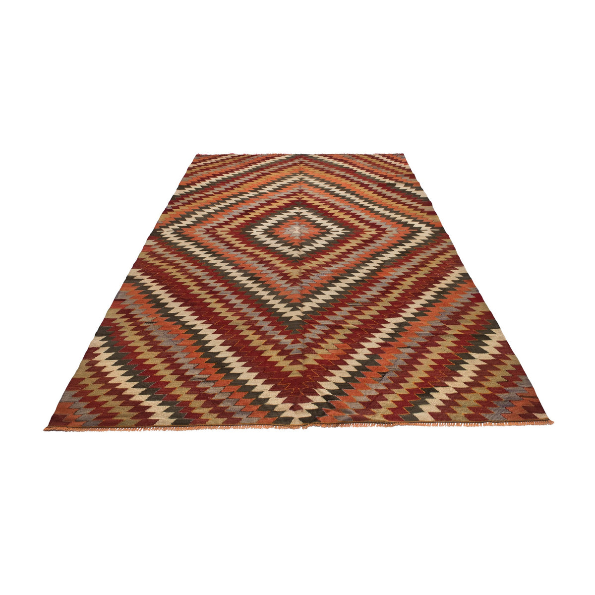 Nasturi - (5'11'' x 10'2'') Vintage Turkish Kilim