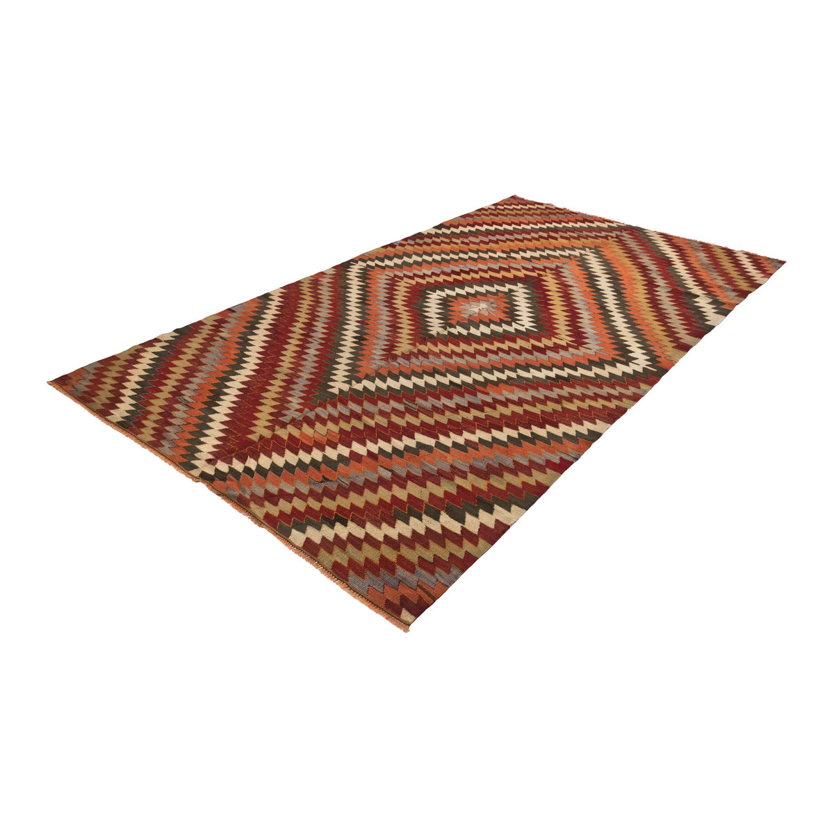 Nasturi - (5'11'' x 10'2'') Vintage Turkish Kilim