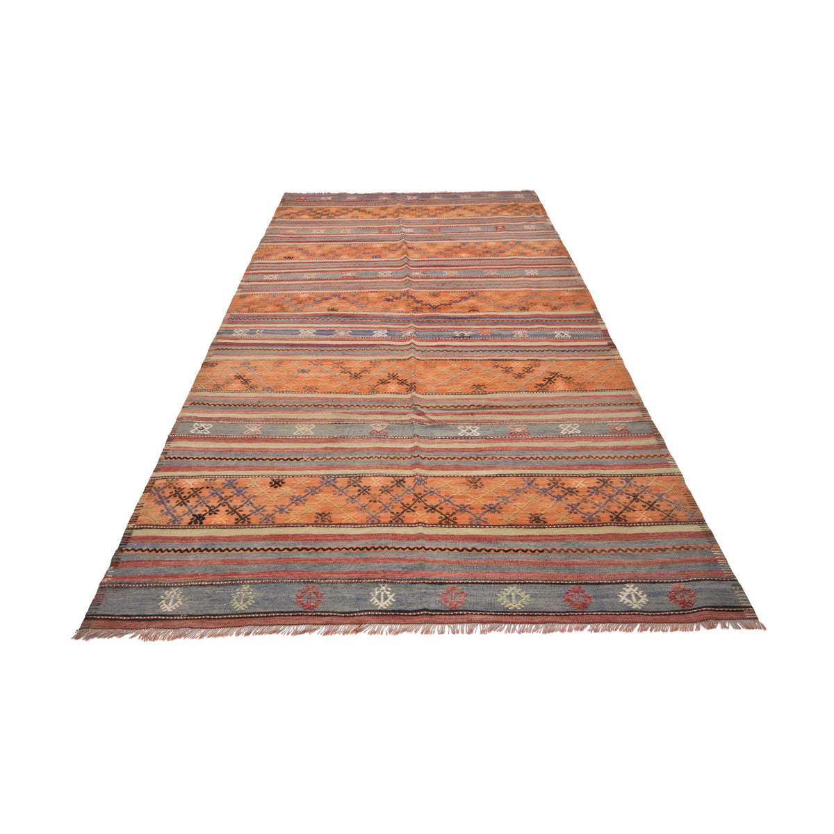 Kalekoy - (5'2" x 10'2") Vintage Turkish Kilim