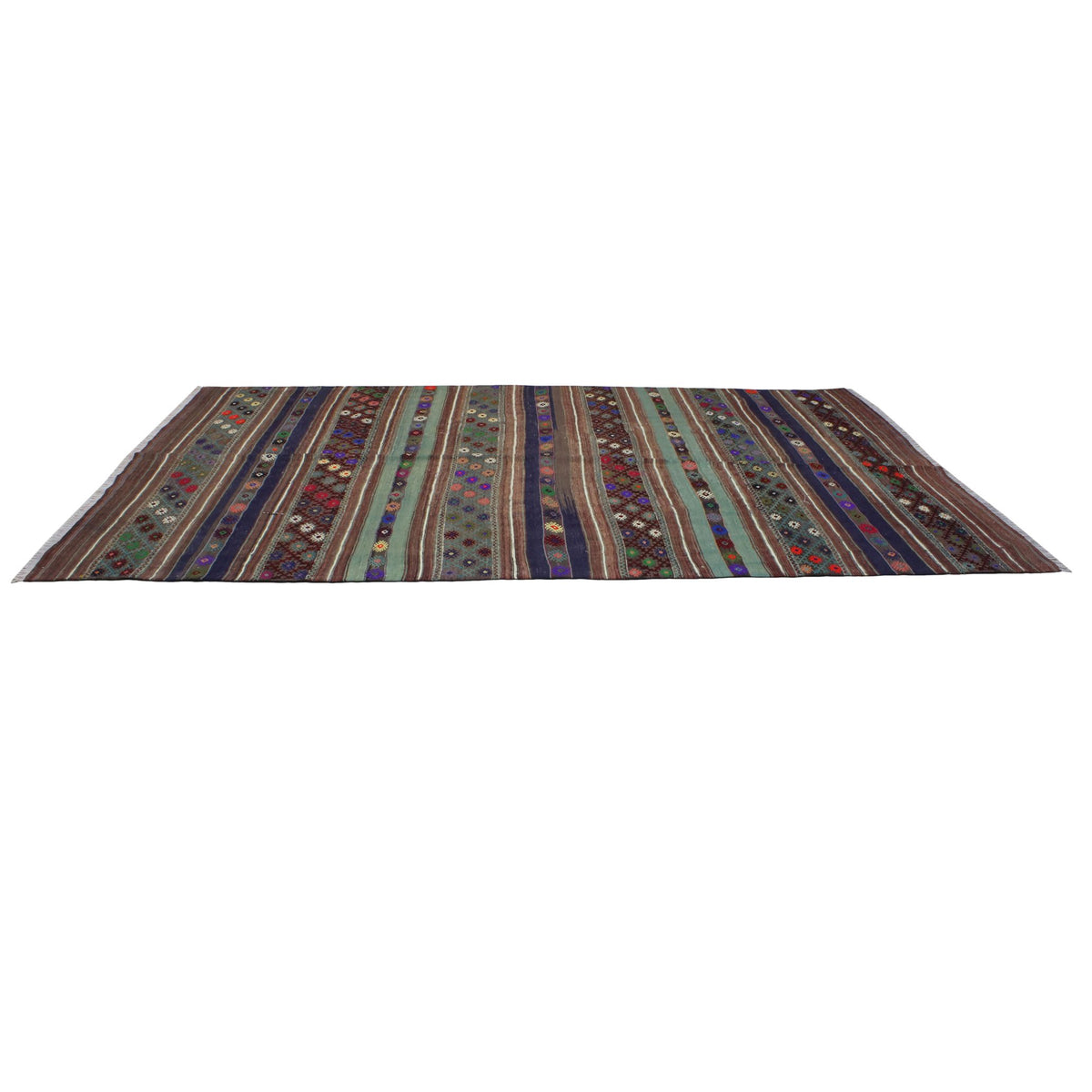 Cidonia - (4'7'' x 8'2'') Vintage Turkish Kilim