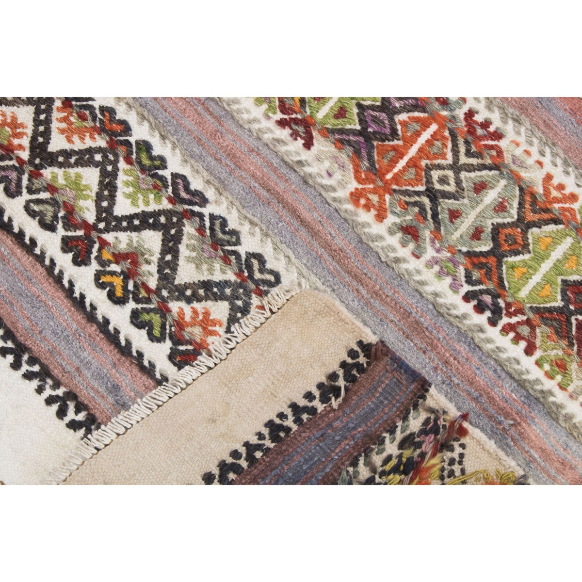 Terkunis - (1'11'' x 3'10'') Vintage Turkish Kilim