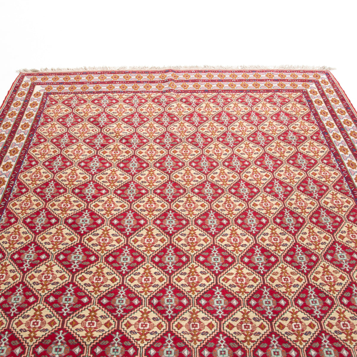 Gokabad - (6'10" x 9'9") Vintage Turkish Kilim