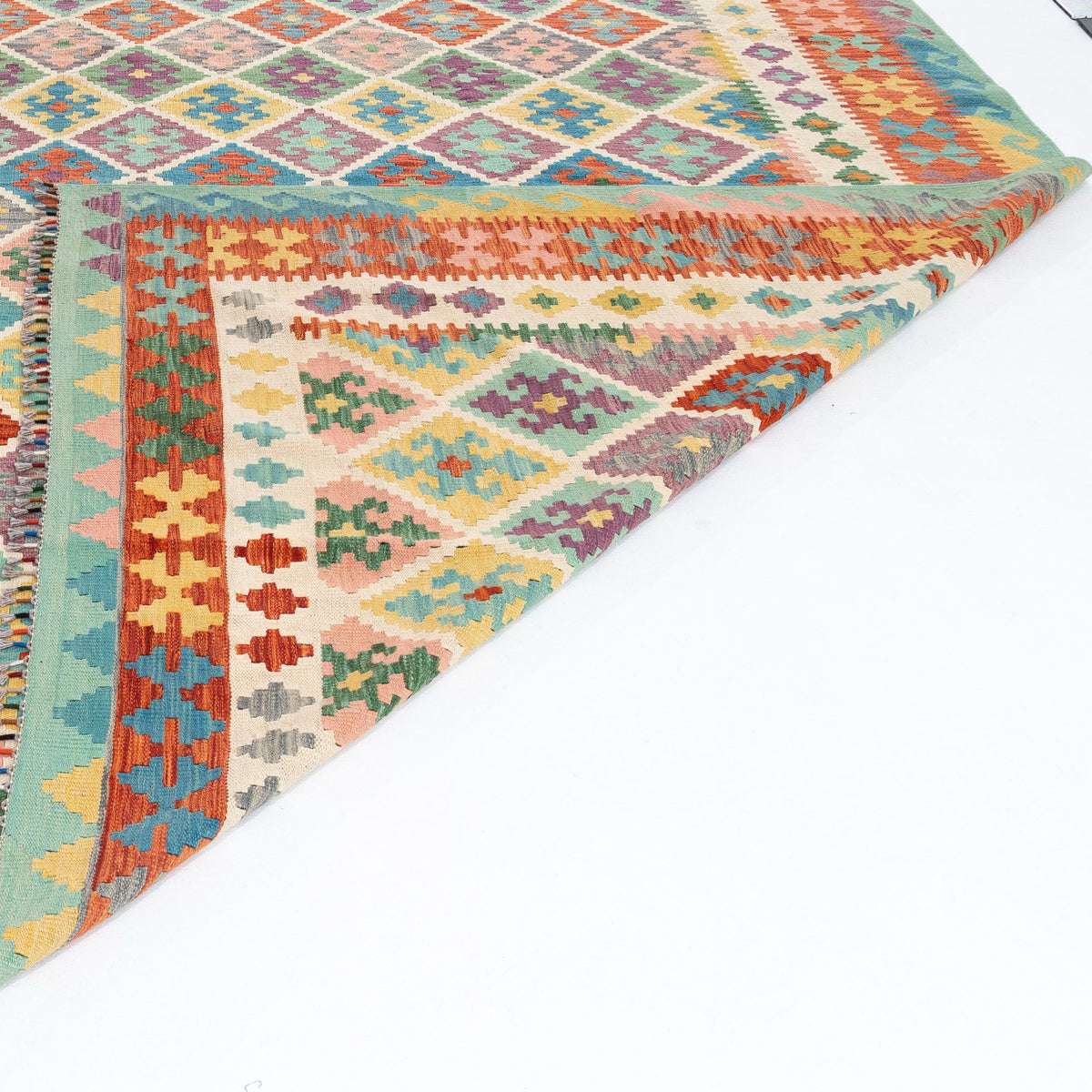 Loralai - (10'3'' x 16'2'') Vintage Turkish Kilim