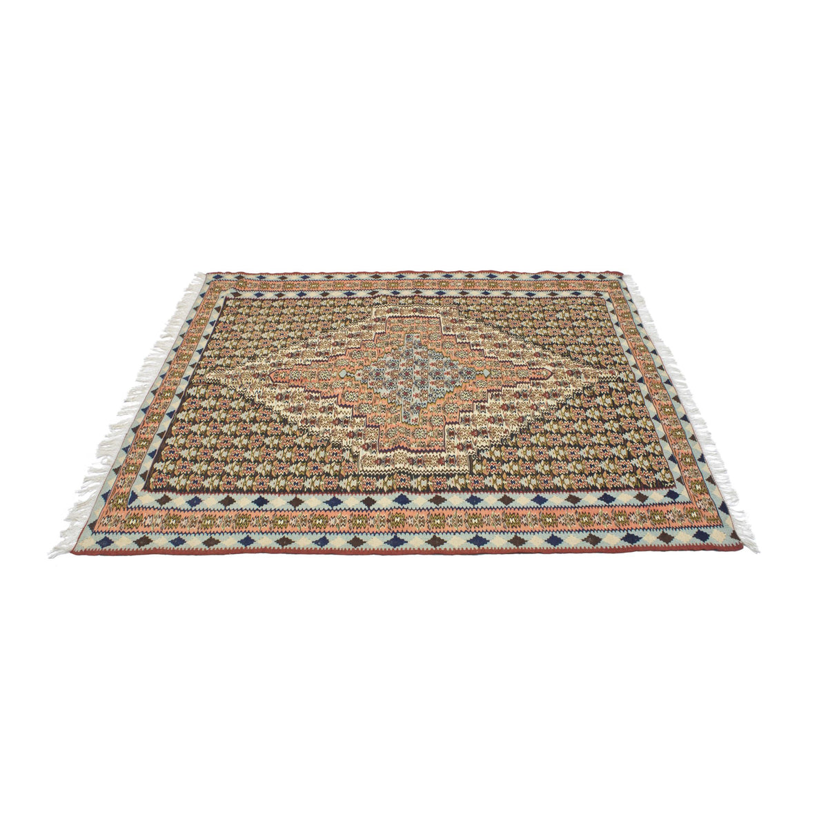 Akviran - (4'4" x 5'6") Vintage Turkish Kilim