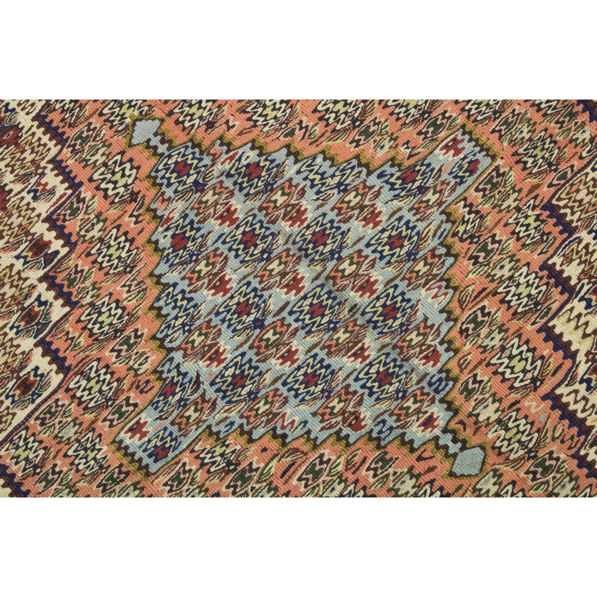 Akviran - (4'4" x 5'6") Vintage Turkish Kilim