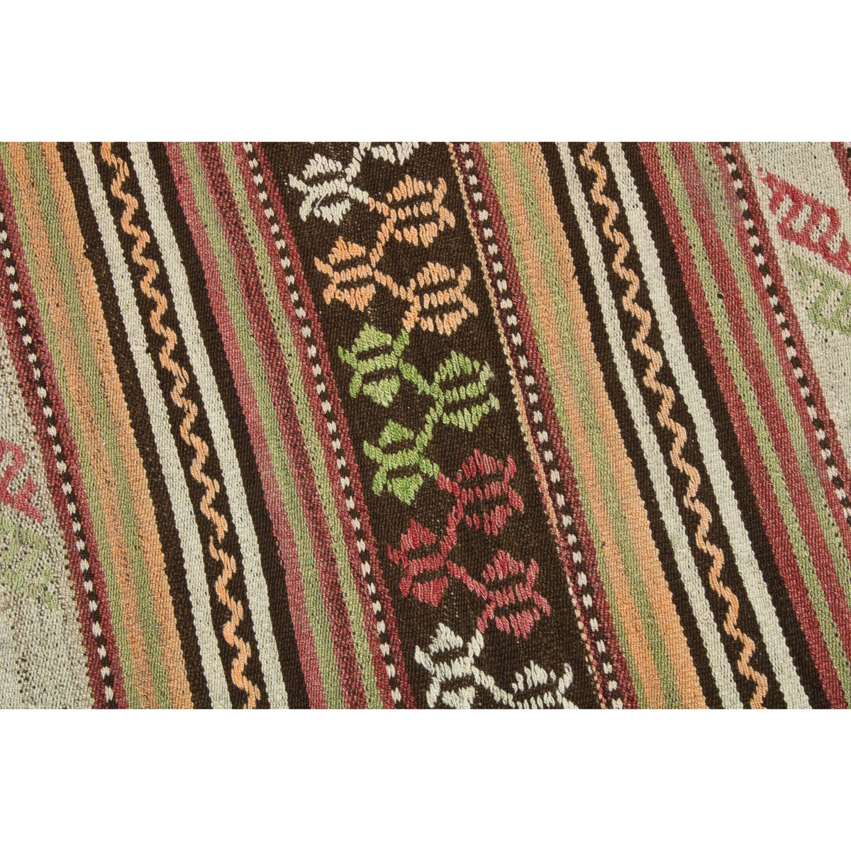 Seleuceia - (5'4" x 6'11") Vintage Turkish Kilim