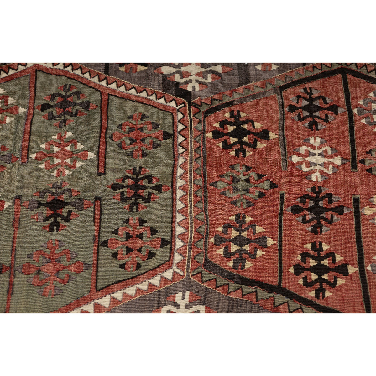 Zhergile - (3'6" x 6'1") Vintage Turkish Kilim