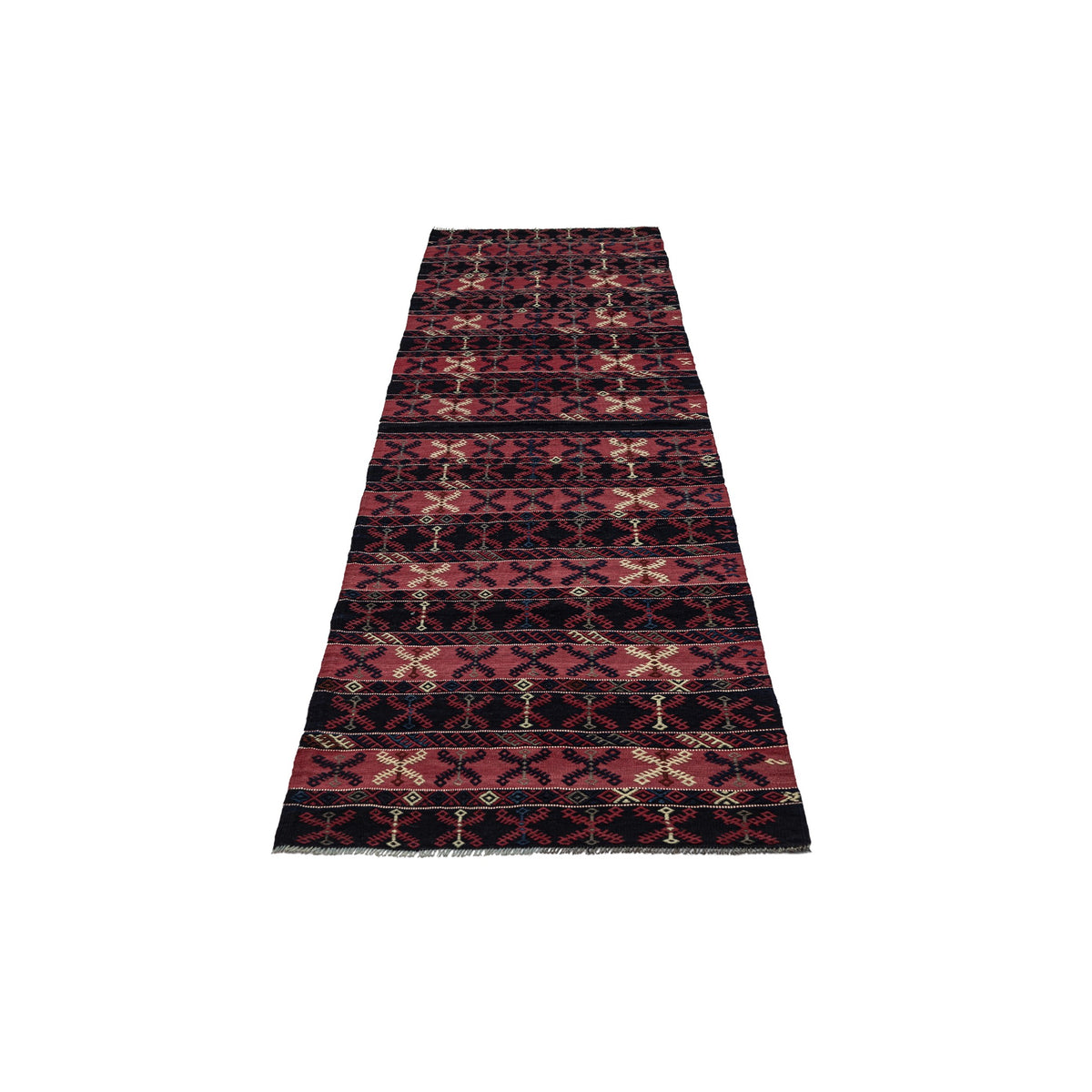 Chengikaya - (2'5'' x 7'10'') Vintage Turkish Kilim