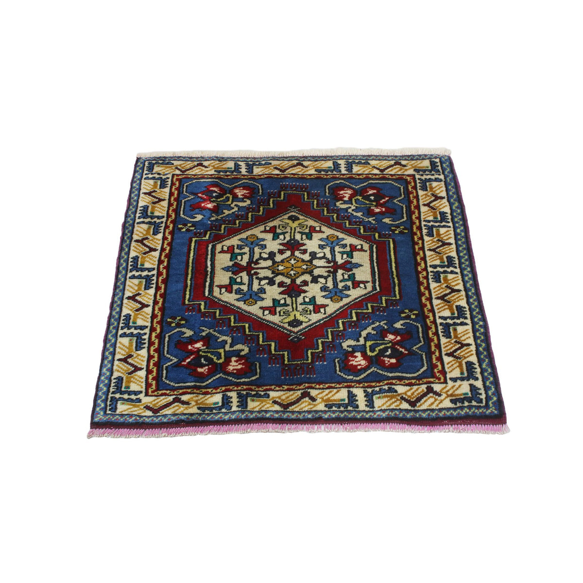 Arakliya - (2'4" x 2'4") Anatolian Turkish Rug