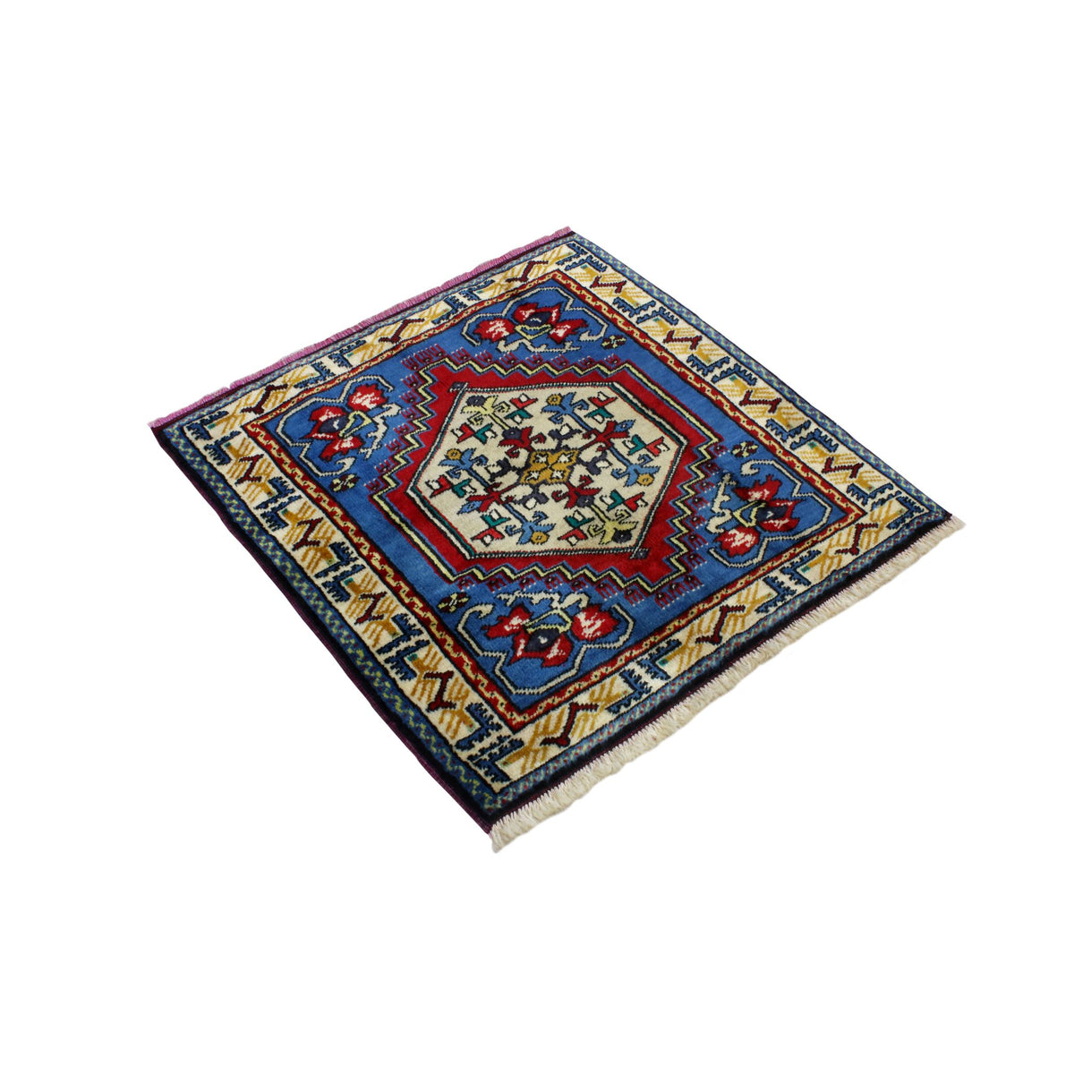 Arakliya - (2'4" x 2'4") Anatolian Turkish Rug