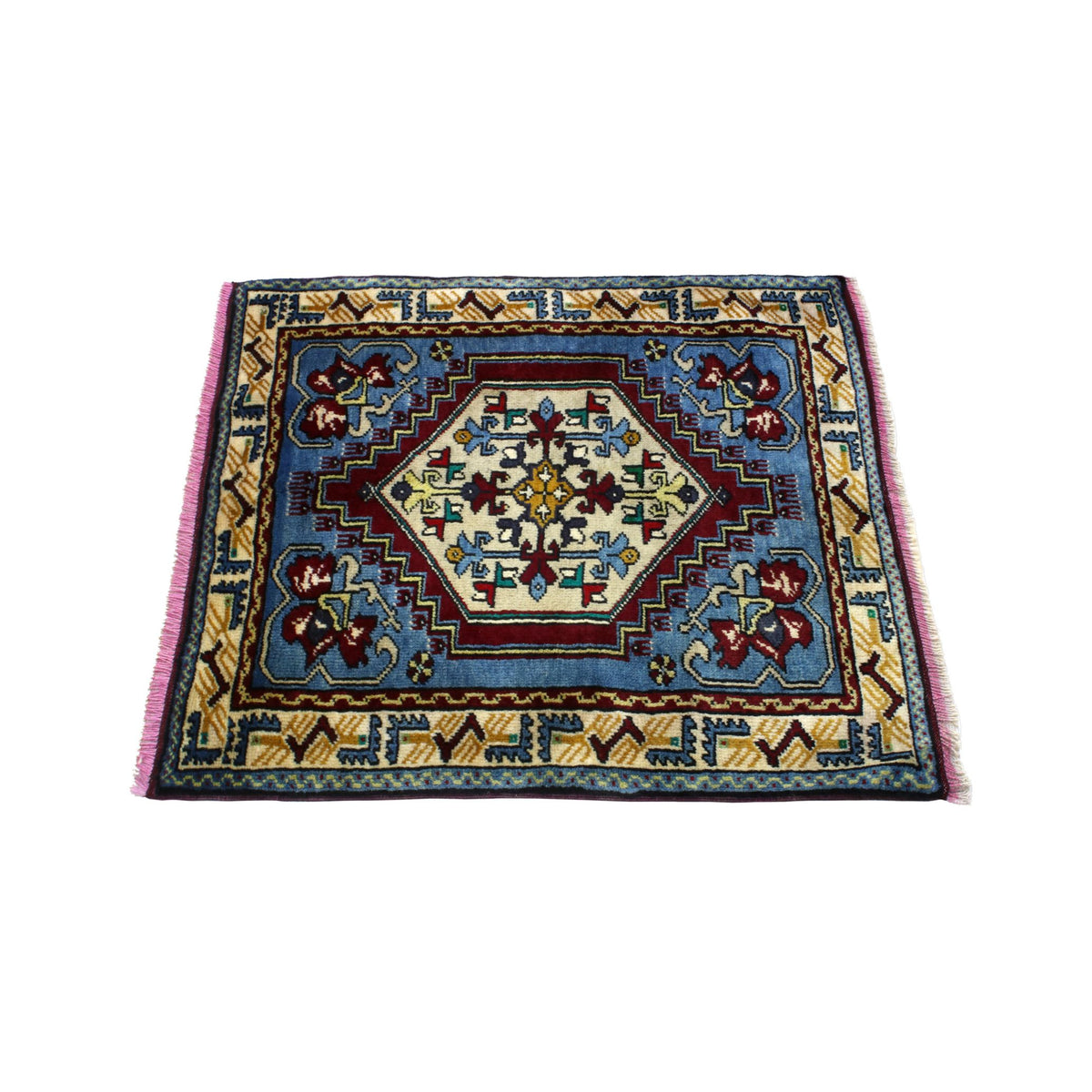 Herakliya - (2'4" x 2'5") Anatolia Turkish Rug