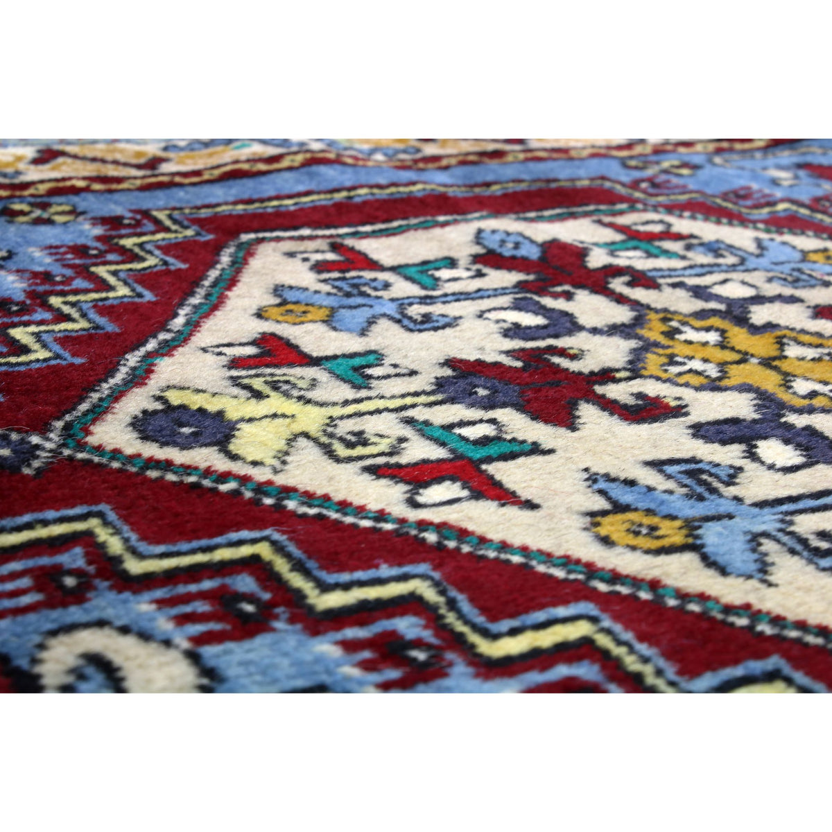 Herakliya - (2'4" x 2'5") Anatolia Turkish Rug