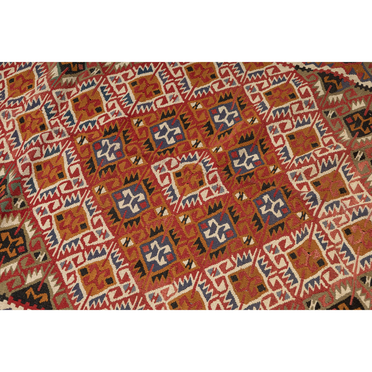 Slaica - (3'4'' x 5'12'') Vintage Turkish Kilim