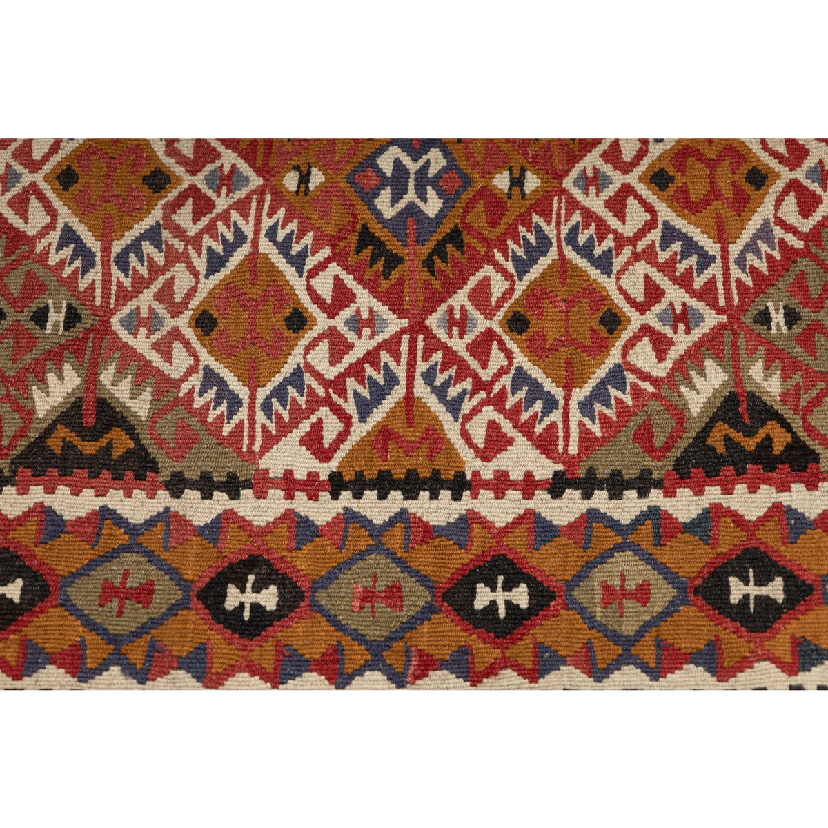 Slaica - (3'4'' x 5'12'') Vintage Turkish Kilim