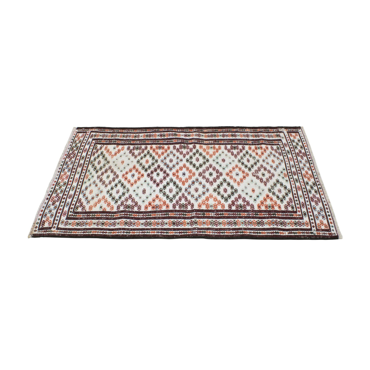 Kurdan - (2'7" x 4'7") Vintage Turkish Kilim