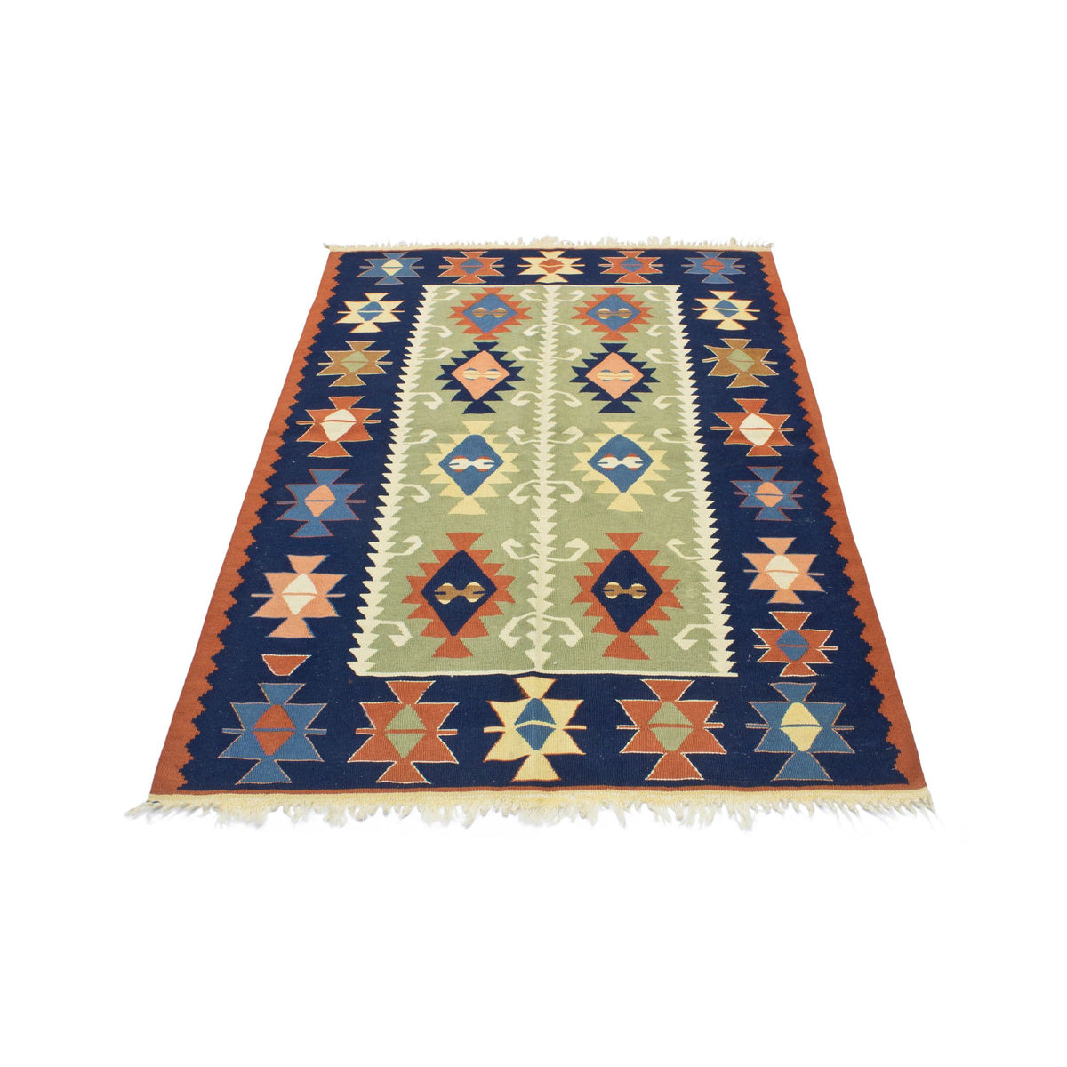 Padianda - (3'7'' x 5'6'') Vintage Turkish Kilim