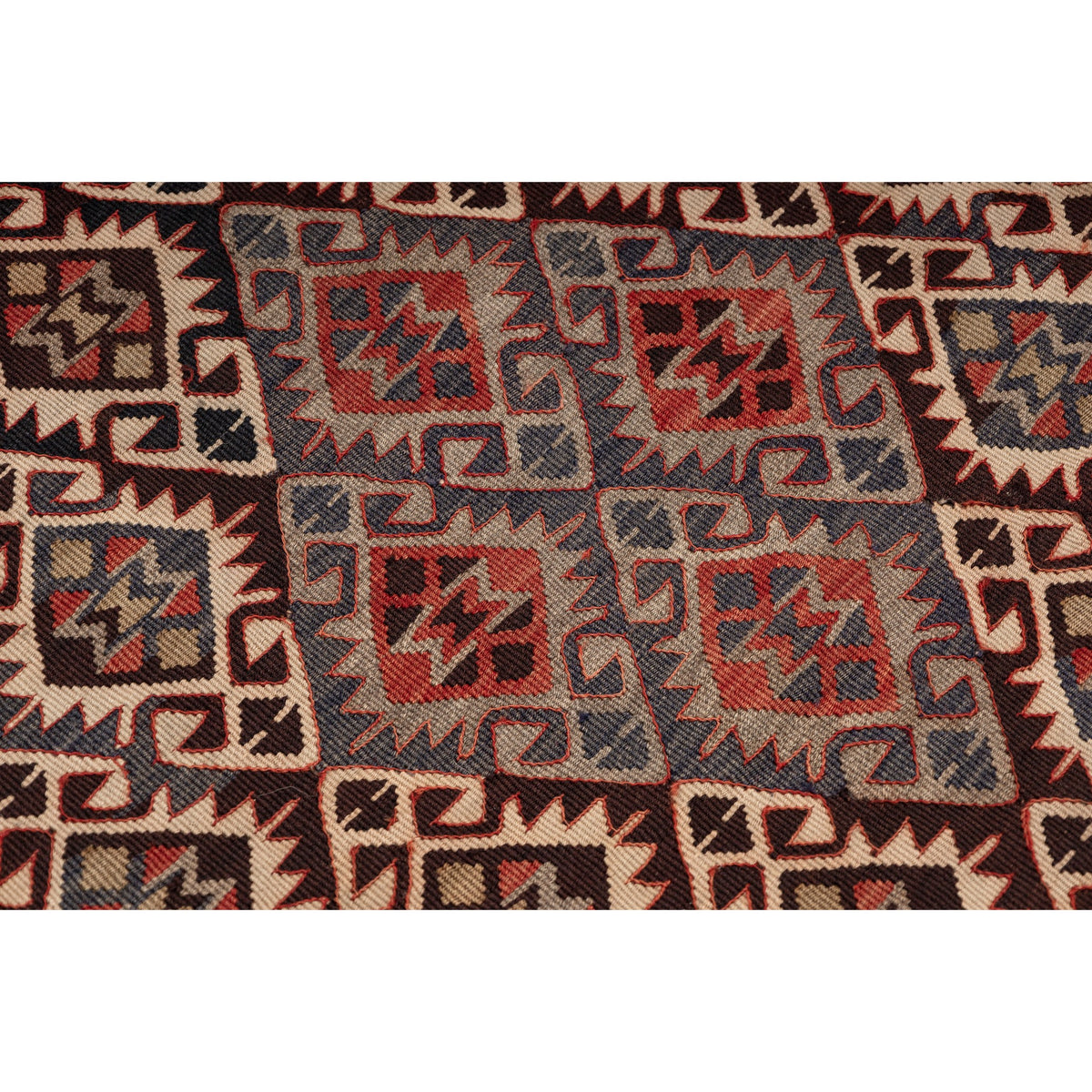 Trygima - (3'2'' x 6'11'') Vintage Turkish Kilim