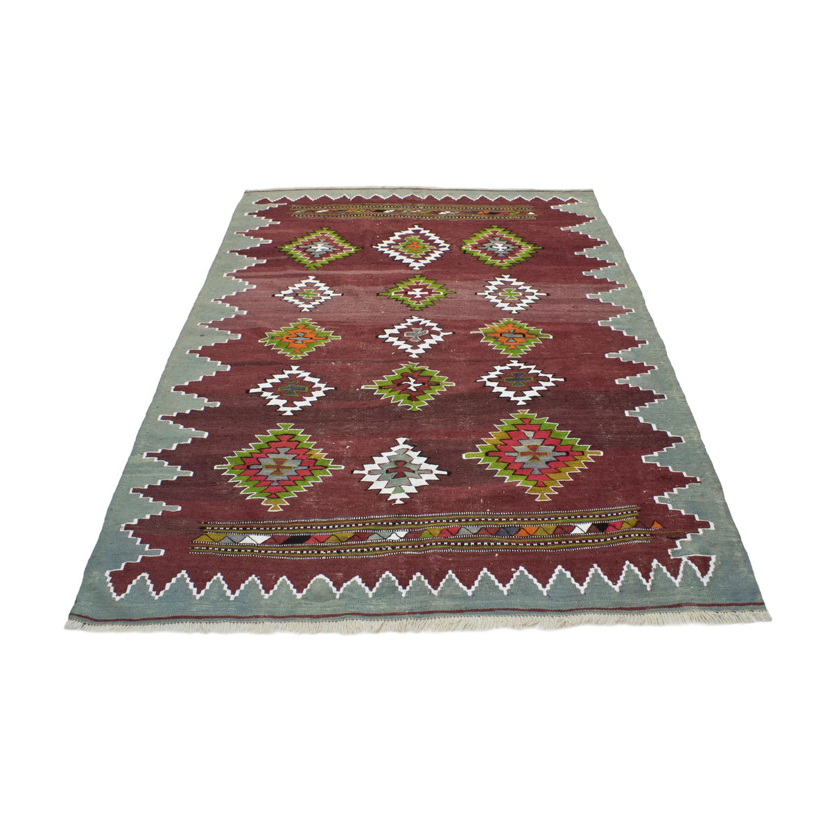 Emrudabad - (4'11'' x 6'11'') Vintage Turkish Kilim