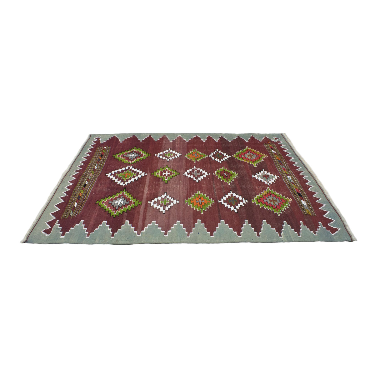 Emrudabad - (4'11'' x 6'11'') Vintage Turkish Kilim