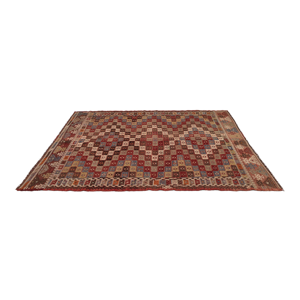 Lampron - (5'1'' x 7'8'') Vintage Turkish Kilim